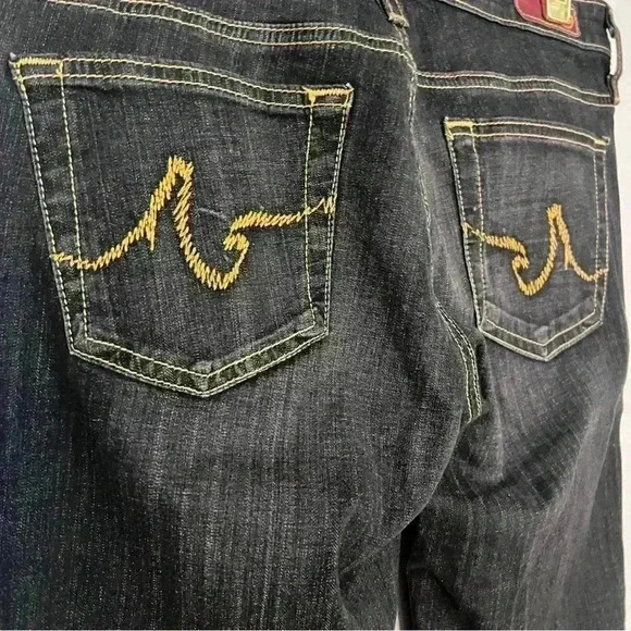 AG Adriano Goldschmied Flare Jeans Women's Size 26R Vintage Denim Y2K EUC - Picture 4 of 7